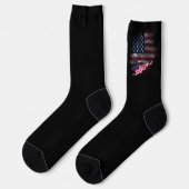 アメリカ合衆国旗 ソックス (左)