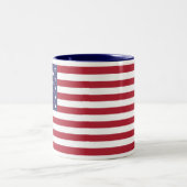 アメリカ合衆国旗 ツートーンマグカップ (中央)