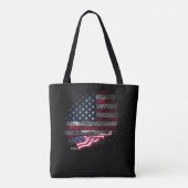 アメリカ合衆国旗 トートバッグ (裏面)