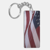 アメリカ合衆国旗、ノースカロライナ州、アメリカ合衆国 キーホルダー (正面左)