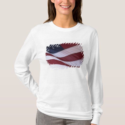 アメリカ合衆国旗、ノースカロライナ州、アメリカ合衆国 Tシャツ (正面)