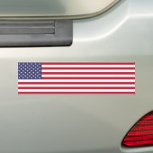 アメリカ合衆国旗 バンパーステッカー (車上)
