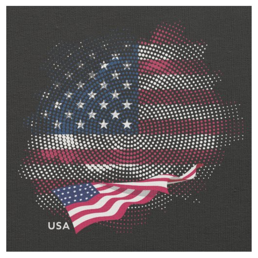 アメリカ合衆国旗 ファブリック (クローズアップ)