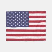 アメリカ合衆国旗 フリースブランケット (正面(横))