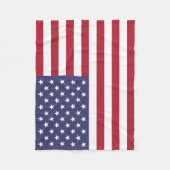 アメリカ合衆国旗 フリースブランケット (正面)