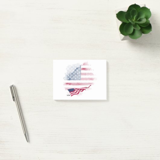 アメリカ合衆国旗 ポストイット (オフィス)