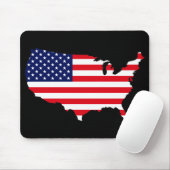 アメリカ合衆国旗 マウスパッド (マウス)