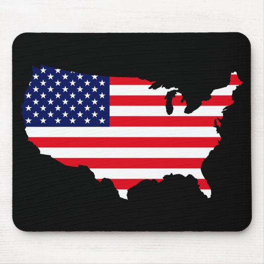 アメリカ合衆国旗 マウスパッド (正面)