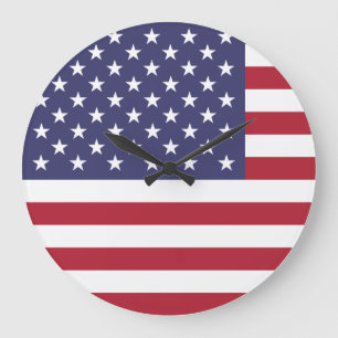 アメリカ合衆国旗 ラージ壁時計