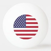 アメリカ合衆国旗 卓球ボール (正面)