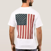 アメリカ合衆国旗 2 Tシャツ (裏面)