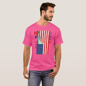 アメリカ合衆国独立記念日7月4日 Tシャツ (正面フル)