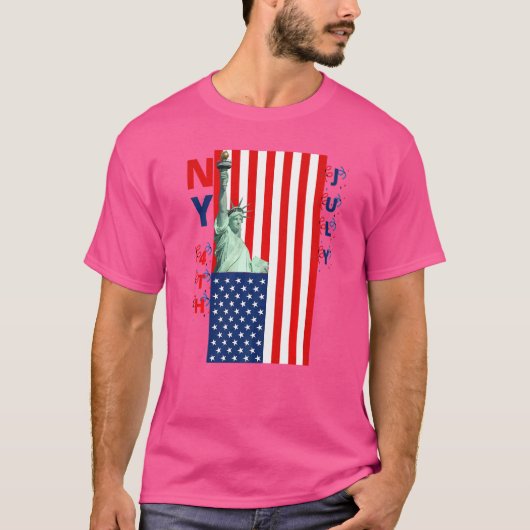 アメリカ合衆国独立記念日7月4日 Tシャツ (正面)