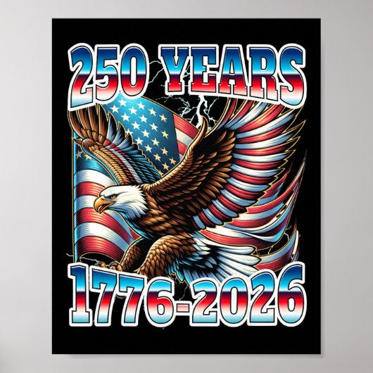 アメリカ合衆国生誕250周年 ポスター (正面)