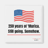 アメリカ合衆国生誕250年記念 冷蔵庫マグネット マグネット (正面)
