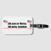 アメリカ合衆国生誕250年記念 荷物タグ ラゲッジタグ (正面横)