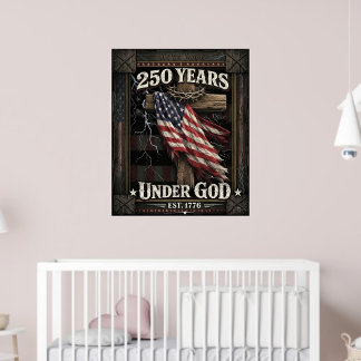 アメリカ合衆国生誕250年記念 2026 十字架 ポスター