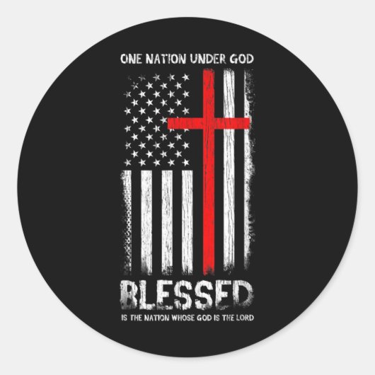 アメリカ合衆国神の下の一つの国家パトリオ退役軍人 ラウンドシール (正面)