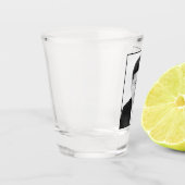 アメリカ合衆国第35代大統領ジョン・F・ケネディの大統領写真 ショットグラス (左)