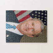 アメリカ合衆国第43代大統領 ジョージ・W・ブッシュ ジグソーパズル (横)