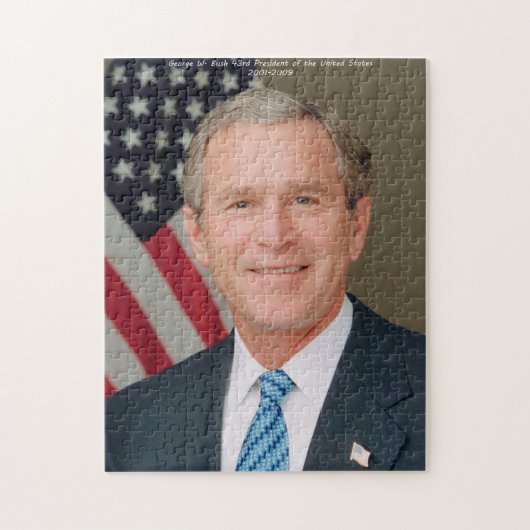 アメリカ合衆国第43代大統領 ジョージ・W・ブッシュ ジグソーパズル (縦)