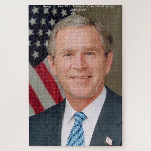 アメリカ合衆国第43代大統領 ジョージ・W・ブッシュ ジグソーパズル (縦)