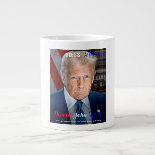 アメリカ合衆国第45代および第47代大統領 ドナルド・トランプ ジャンボコーヒーマグカップ