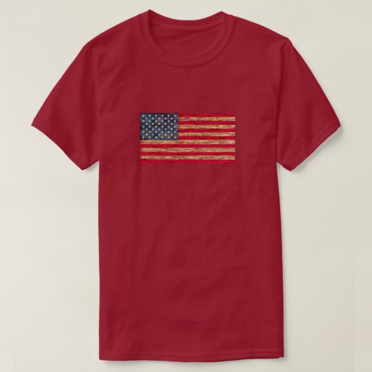アメリカ合衆国統一された州国旗Tシャツ Tシャツ (デザイン正面)