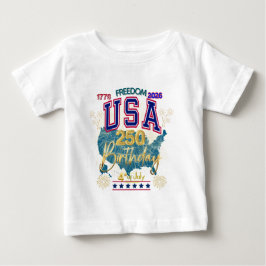 アメリカ合衆国自由250周年 ベビーTシャツ