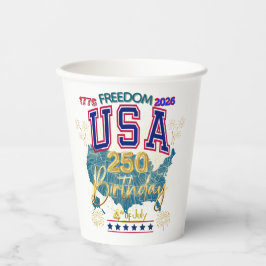 アメリカ合衆国自由250周年 紙コップ