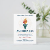 アメリカ合衆国誕生から250年 ポストカード (スタンド正面)