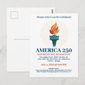 アメリカ合衆国誕生から250年 ポストカード (正面/裏面)
