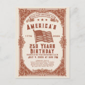 アメリカ合衆国誕生250周年 ポストカード (正面)