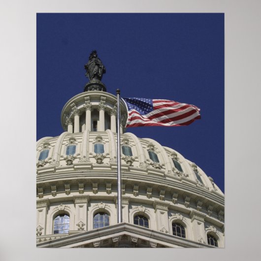 アメリカ合衆国議会議事堂(ワシントンD.C.) ポスター (正面)