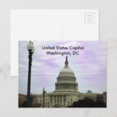 アメリカ合衆国議会議事堂, ワシントンD.C. ポストカード (正面/裏面)