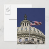 アメリカ合衆国議会議事堂、ワシントンD.C. ポストカード (正面/裏面)