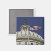 アメリカ合衆国議会議事堂（ワシントンD.C.） マグネット (正面/裏面)