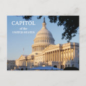 アメリカ合衆国議会議事堂、250周年を迎える日の朝の祝賀 ポストカード (正面)