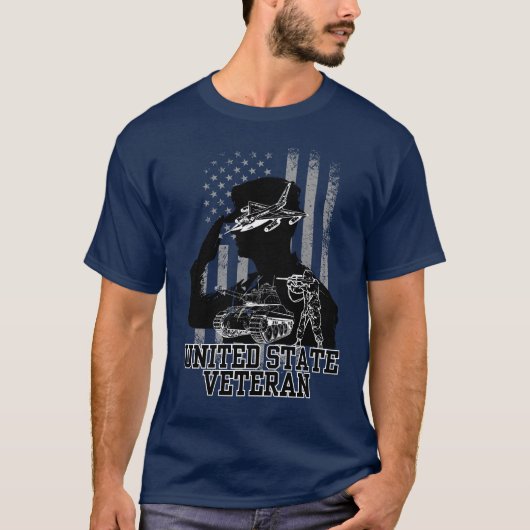 アメリカ合衆国退役軍人 Tシャツ (正面)