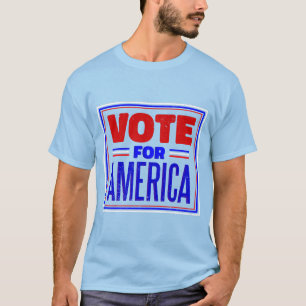アメリカ合衆国選挙で投票する Tシャツ