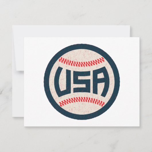 アメリカ合衆国野球代表チーム サンキューカード (正面)