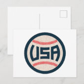 アメリカ合衆国野球代表 シーズンポストカード (正面/裏面)