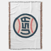 アメリカ合衆国野球代表 スローブランケット (正面縦)