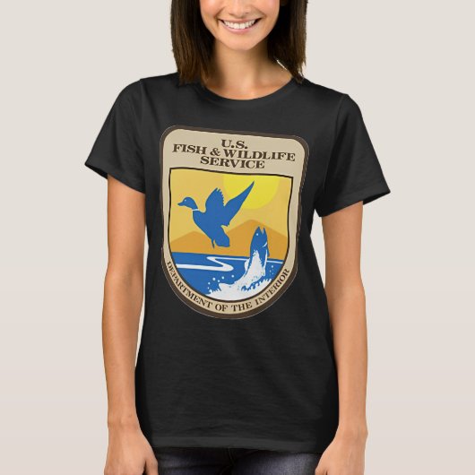 アメリカ合衆国魚類野生生物局 Tシャツ (正面)