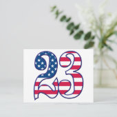 アメリカ合衆国23歳 ポストカード (スタンド正面)
