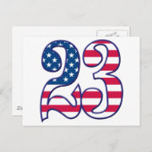 アメリカ合衆国23歳 ポストカード (正面/裏面)
