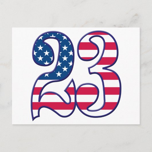 アメリカ合衆国23歳 ポストカード (正面)