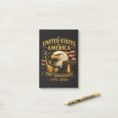 アメリカ合衆国250周年記念イーグル ポストイット (デスク上)