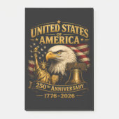 アメリカ合衆国250周年記念イーグル ポストイット (正面)