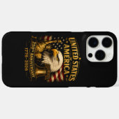 アメリカ合衆国250周年記念イーグル Case-Mate iPhoneケース (裏面 (横))